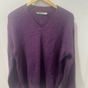 Harper Lane Plum Knit Top